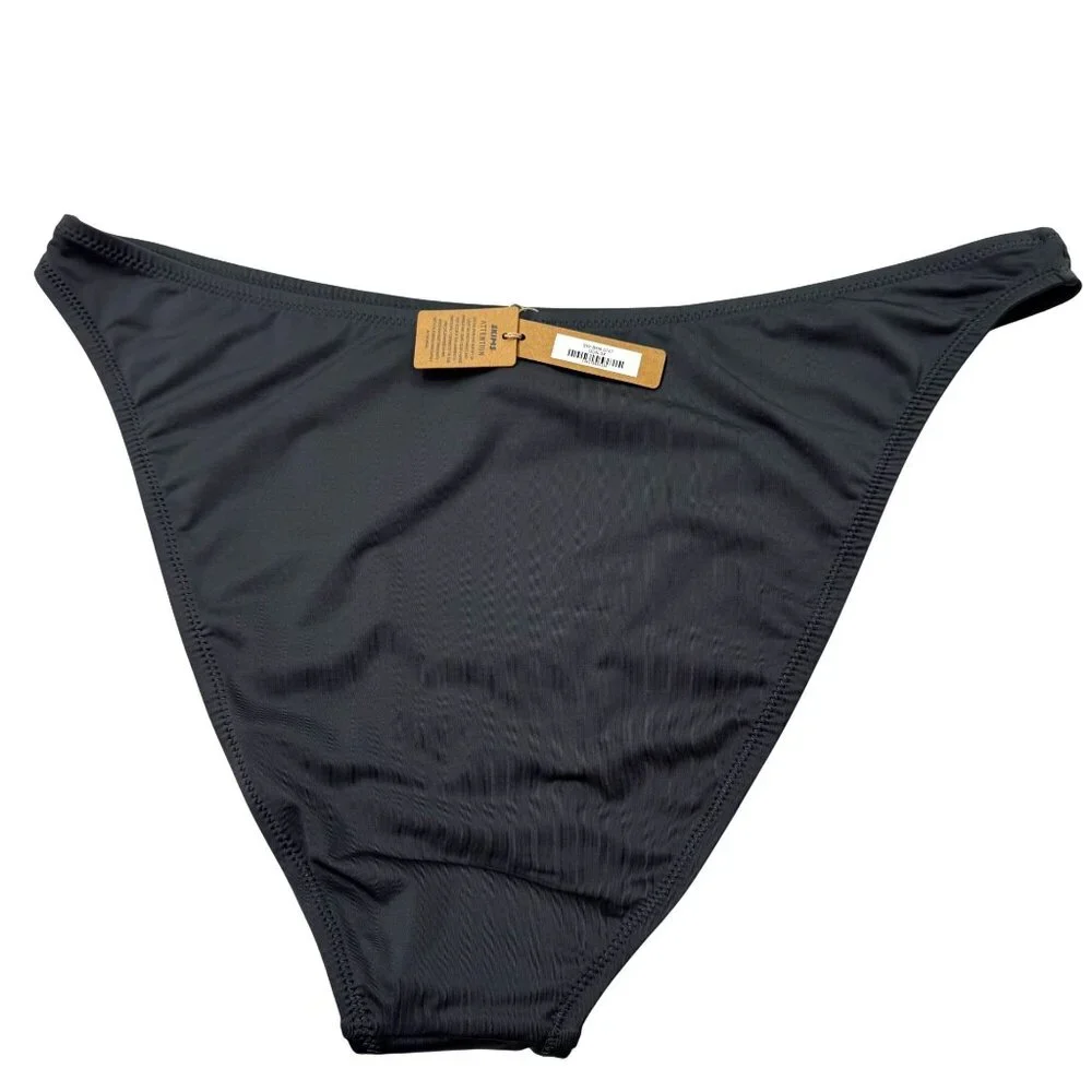 SKIMS‎ Swim Cheeky Tanga Bottom Gunmetal 3X